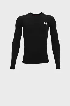 Детский черный лонгслив UA HG Armour LS Черный 14 Under Armour 1361731-001