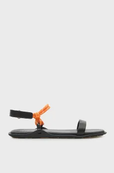 Женские черные кожаные сандалии Morella Черный 40 PRPY PRSLT1424W