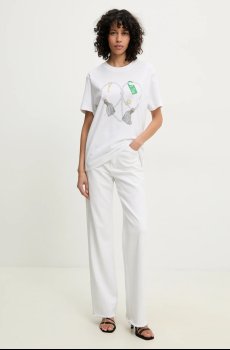 Хлопковая футболка Moschino Jeans