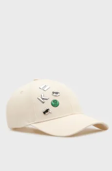 Женская белая кепка IKON MULTI PIN Белый ONESIZE Karl Lagerfeld B1W33019
