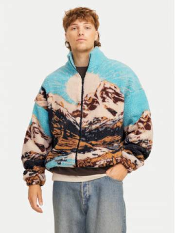 Jack&Jones Флісовий реглан Landscape 12274473 Голубий Relaxed Fit Jack&Jones Флісовий реглан Landscape 12274473 Голубий Relaxed Fit