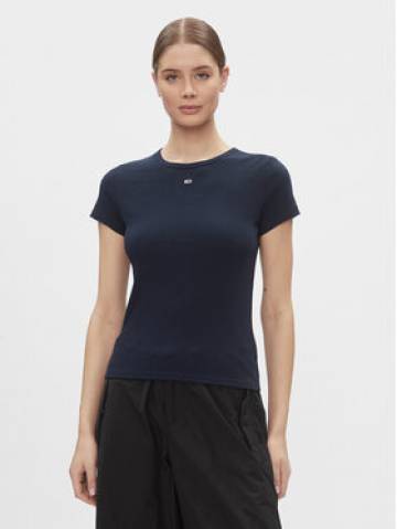 Tommy Jeans Футболка Essential DW0DW17383 Cиній Slim Fit Tommy Jeans Футболка Essential DW0DW17383 Cиній Slim Fit