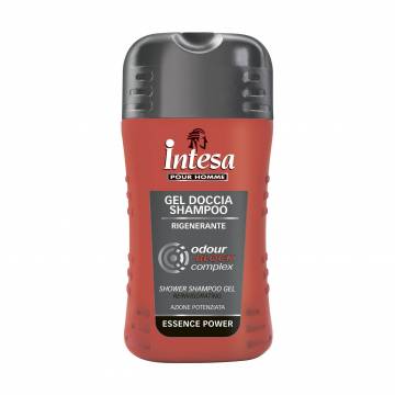 Шампунь-гель для душа Intesa Pour Homme Gel Doccia Shampoo Odour Block Complex блокирующий, Сила аромата, 250 мл Шампунь-гель для душа Intesa Pour Homme Gel Doccia Shampoo Odour Block Complex блокирующий, Сила аромата, 250 мл