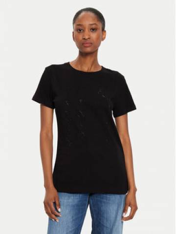 Armani Exchange Футболка 6DYT53 YJ3RZ 1200 Чорний Regular Fit Armani Exchange Футболка 6DYT53 YJ3RZ 1200 Чорний Regular Fit