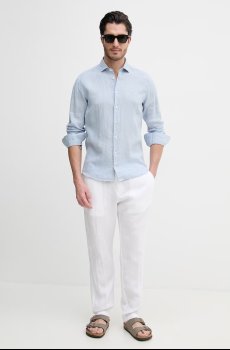 Льняная рубашка Hackett London