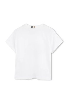 Детская хлопковая футболка BOSS