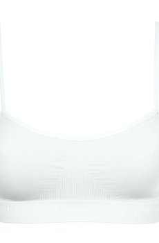Бесшовный топ женский Giulia Cami Top на тонких бретелях, White, размер S/M