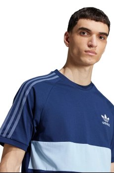 Хлопковая футболка adidas Originals 3-Stripes Panel