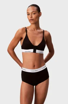 Женский черный бюстгальтер LIGHTLY LINED TRIANGLE Черный L Calvin Klein LV00QF8507