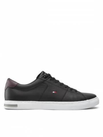 Tommy Hilfiger Снікерcи Essential Leather Detail Vulc FM0FM04047 Чорний Tommy Hilfiger Снікерcи Essential Leather Detail Vulc FM0FM04047 Чорний
