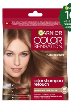 Крем-краска для волос без аммиака Garnier Color Sensation Color Shampoo Retouch 6.0 Русый, 40 мл