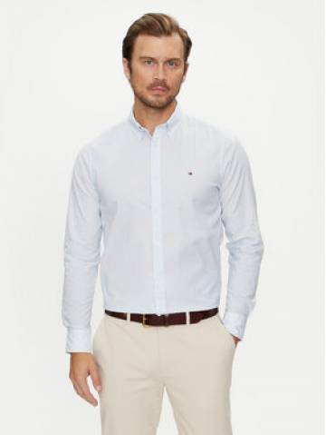Tommy Hilfiger Сорочка Micro Foulard MW0MW35813 Голубий Slim Fit Tommy Hilfiger Сорочка Micro Foulard MW0MW35813 Голубий Slim Fit