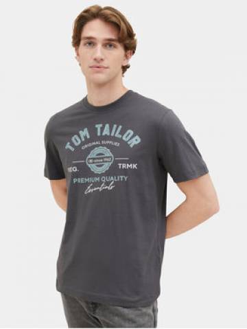 Tom Tailor Футболка 1037735 Сірий Regular Fit Tom Tailor Футболка 1037735 Сірий Regular Fit