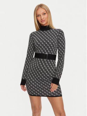 Guess Трикотажна сукня Lise W4BK43 Z37K0 Чорний Regular Fit Guess Трикотажна сукня Lise W4BK43 Z37K0 Чорний Regular Fit