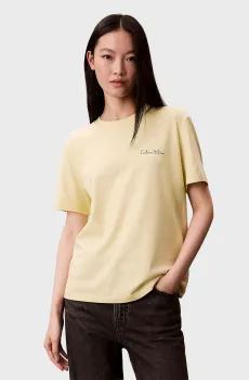Женская желтая футболка SS CLASSIC GRAPHIC Желтый L Calvin Klein Jeans LV047E809G