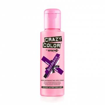 Тинт-краска для волос Crazy Color Semi Permanent Hair Color Cream 51 Bordeaux, 100 мл Тинт-краска для волос Crazy Color Semi Permanent Hair Color Cream 51 Bordeaux, 100 мл