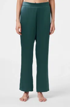 Женские бирюзовые шелковые брюки PEARLY Бирюзовый M Etam 6529637