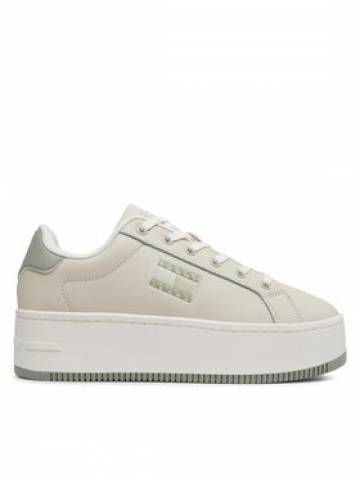 Tommy Jeans Снікерcи Tjw Flatform Ess EN0EN02518 Écru Tommy Jeans Снікерcи Tjw Flatform Ess EN0EN02518 Écru