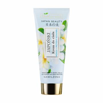 Крем для тела Bielenda Japan Beauty Moisturizing Body Cream Масло моной и протеины шелка, 200 мл Крем для тела Bielenda Japan Beauty Moisturizing Body Cream Масло моной и протеины шелка, 200 мл