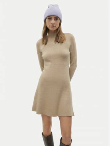 Vero Moda Трикотажна сукня Gold 10311379 Коричневий Regular Fit Vero Moda Трикотажна сукня Gold 10311379 Коричневий Regular Fit