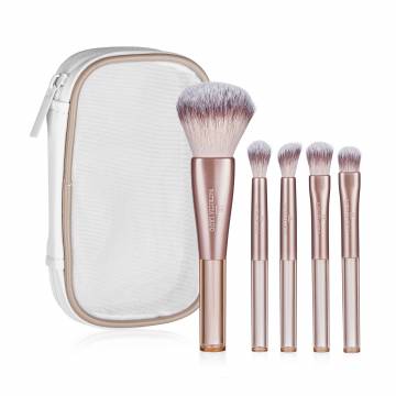 Уценка! Тревел-набор кистей для макияжа с косметичкой Patricia Ledo Brush Set, 5 шт Уценка! Тревел-набор кистей для макияжа с косметичкой Patricia Ledo Brush Set, 5 шт