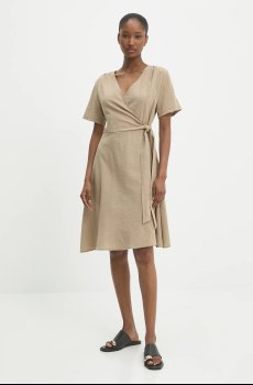 Льняное платье Answear.LAB
