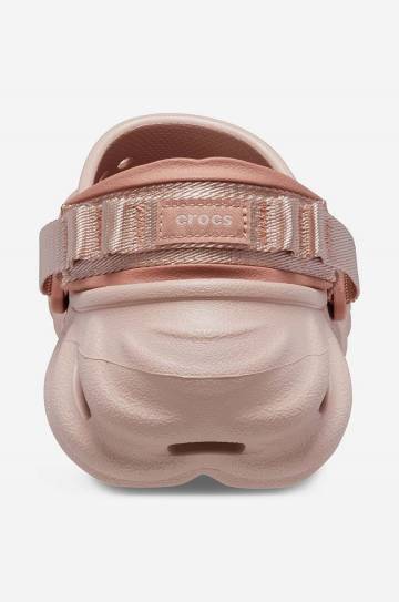 Шлепанцы Crocs Echo Clog цвет бежевый 209366 Шлепанцы Crocs Echo Clog цвет бежевый 209366