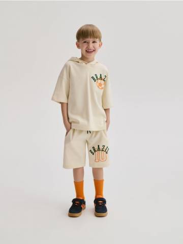 Reserved - Бавовняний комплект - кремовий - WN489-01X