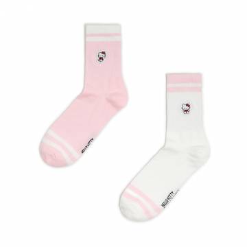 Cropp - Шкарпетки, 2 пари Hello Kitty - рожевий Cropp - Шкарпетки, 2 пари Hello Kitty - рожевий
