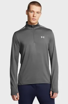 Мужская серая спортивная кофта UA Vanish CW 1/4 Zip Серый L Under Armour 1387793-025