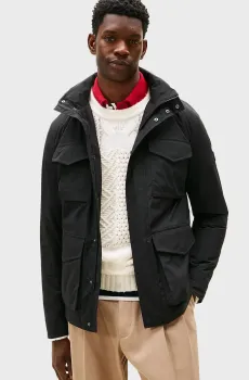 Мужская черная куртка PACKABLE Черный S Tommy Hilfiger MW0MW42568