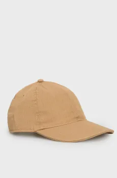 Мужская бежевая кепка TH CORP HERRINGBONE 6 PANEL CAP Бежевый ONESIZE Tommy Hilfiger AM0AM13006