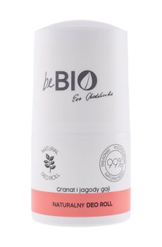 Шариковый дезодорант beBIO Natural Deodorant Roll-On Гранат и ягоды годжи, 50 мл