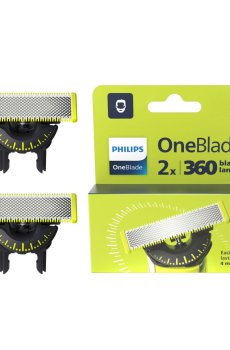 Сменное лезвие для электростанка PHILIPS OneBlade, 2 шт (QP420/50)
