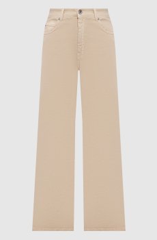 Бежевые джинсы клеш MEDINA