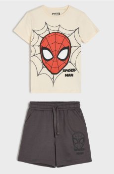 Комплект із футболки з шортами Spider-Man - різнобарвний