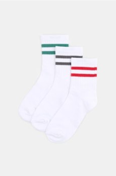 Шкарпетки, 3 пари - різнобарвний