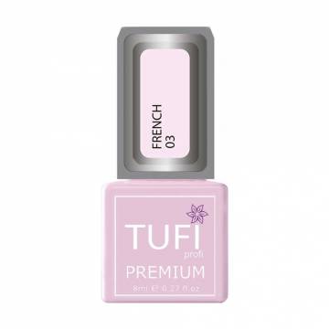 Гель-лак для ногтей Tufi profi Premium French 03 Цветок персика, 8 мл Гель-лак для ногтей Tufi profi Premium French 03 Цветок персика, 8 мл