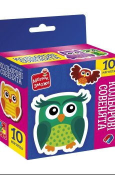 Магнитная игра Vladi Toys Кольорові совенята, 10 магнитов, от 3 лет (VT3106-38)
