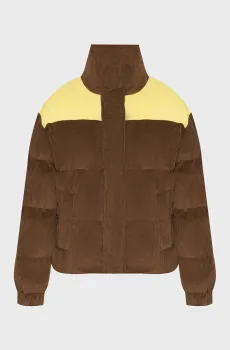 Женская коричневая вельветовая куртка Коричневый 36 Moschino A0619.8220;1095