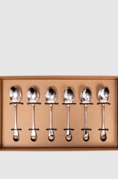 Набор из серебристых чайных ложек