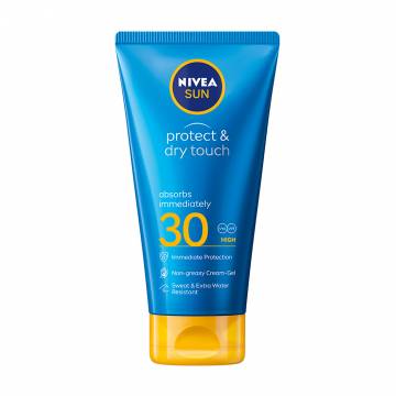 Солнцезащитный крем-гель NIVEA Sun Protect & Dry Touch SPF 30 Защита и сухое прикосновение, 175 мл Солнцезащитный крем-гель NIVEA Sun Protect & Dry Touch SPF 30 Защита и сухое прикосновение, 175 мл