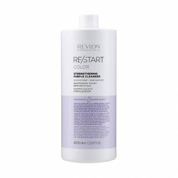 Шампунь Revlon Professional ReStart Color Strengthening Purple Cleanser для фарбованого волосся, 1 л Шампунь Revlon Professional ReStart Color Strengthening Purple Cleanser для фарбованого волосся, 1 л