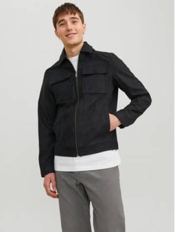 Jack&Jones Куртка зі штучної шкіри 12213082 Чорний Regular Fit Jack&Jones Куртка зі штучної шкіри 12213082 Чорний Regular Fit