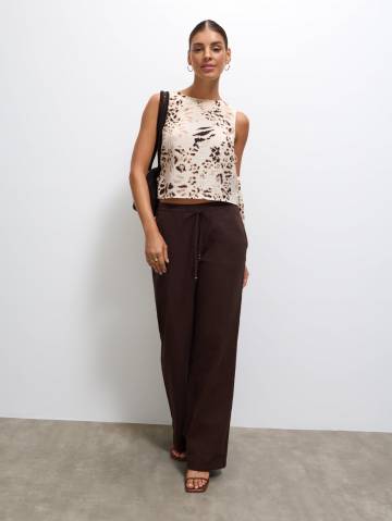 Mohito - Бавовняні штани - коричневий - 32