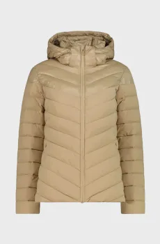 Женская бежевая куртка SNAPS HOOD SORONA AURA Бежевый 40 CMP 35K3576-P405