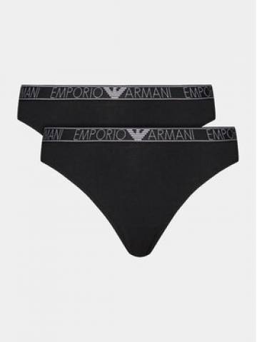 Emporio Armani Underwear Набір з 2 пар бразилійських трусів 164752 4R223 00020 Чорний Emporio Armani Underwear Набір з 2 пар бразилійських трусів 164752 4R223 00020 Чорний