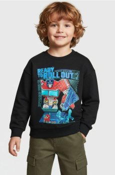 Світшот Transformers - чорний