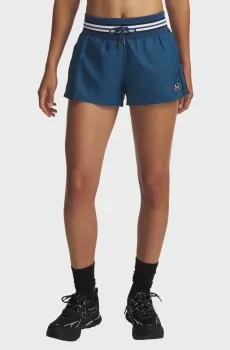 Женские темно-синие шорты Icon Wvn Heritage Short Синий S Under Armour 6009947-498
