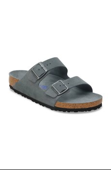 Замшевые шлепанцы Birkenstock Arizona